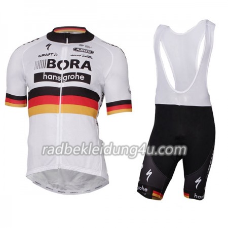 Set Kurzarmtrikot + Trägerhose 2017 Bora-Hansgrohe Deutscher Meister